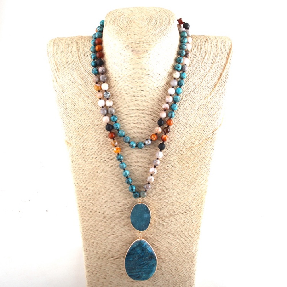 Artisan Druzy Quartz Pendant Necklace! - Picture 8 of 8